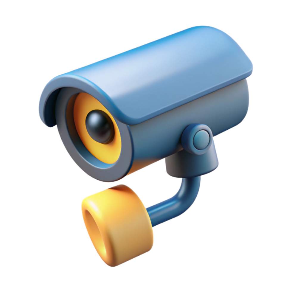 stunning vintage Security camera with motion detection high resolution png
