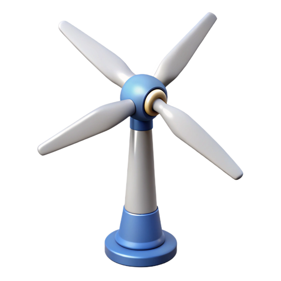 extraordinary creative Wind turbine blade rotating detailed png
