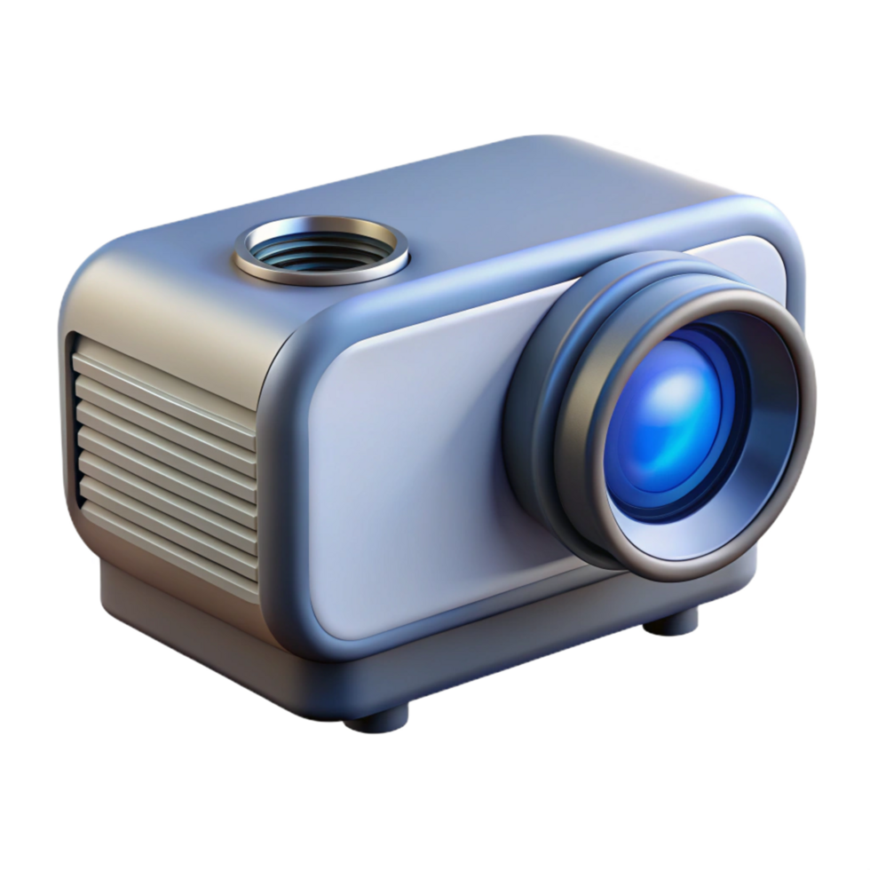 dramatic artistic Projector with lens cap on exclusive png