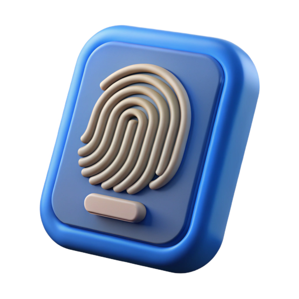 stunning rustic Biometric fingerprint scanner genuine png