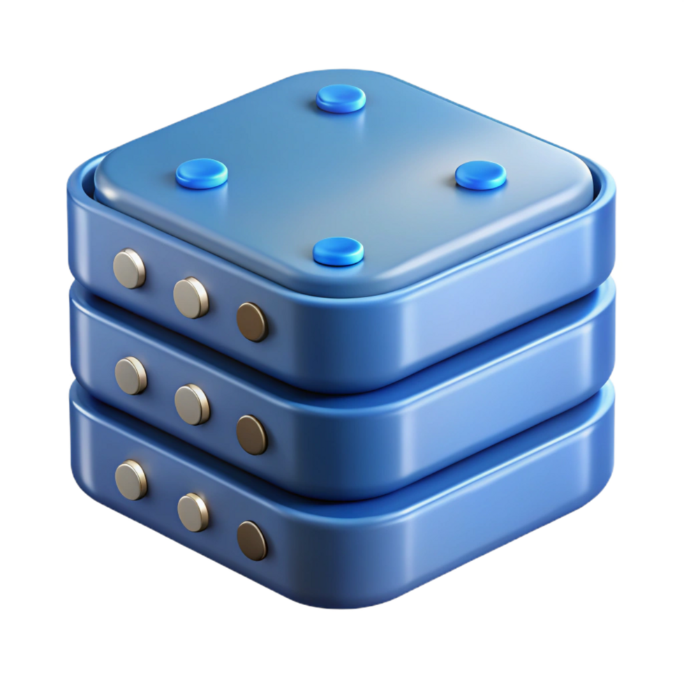 stunning modern Data storage hard drive array detailed png