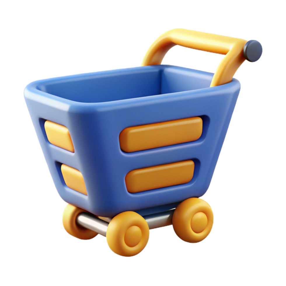 extraordinary artistic E-commerce shopping cart icon high quality png