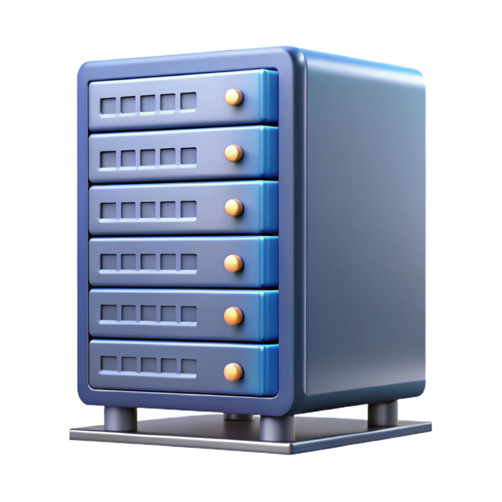 elegant rustic Server rack, data center high quality png