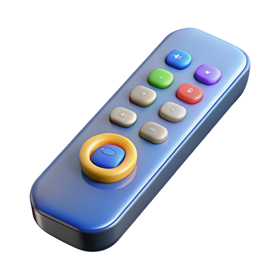 wonderful artistic Smart TV remote control 4K png