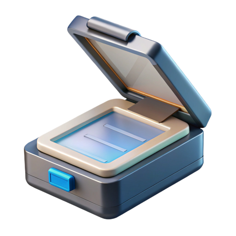 elegant classic Scanner, document digitization high resolution png