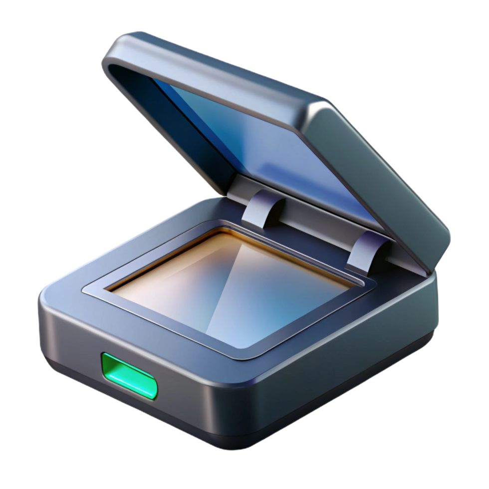 serene modern Scanner, document digitization high resolution png