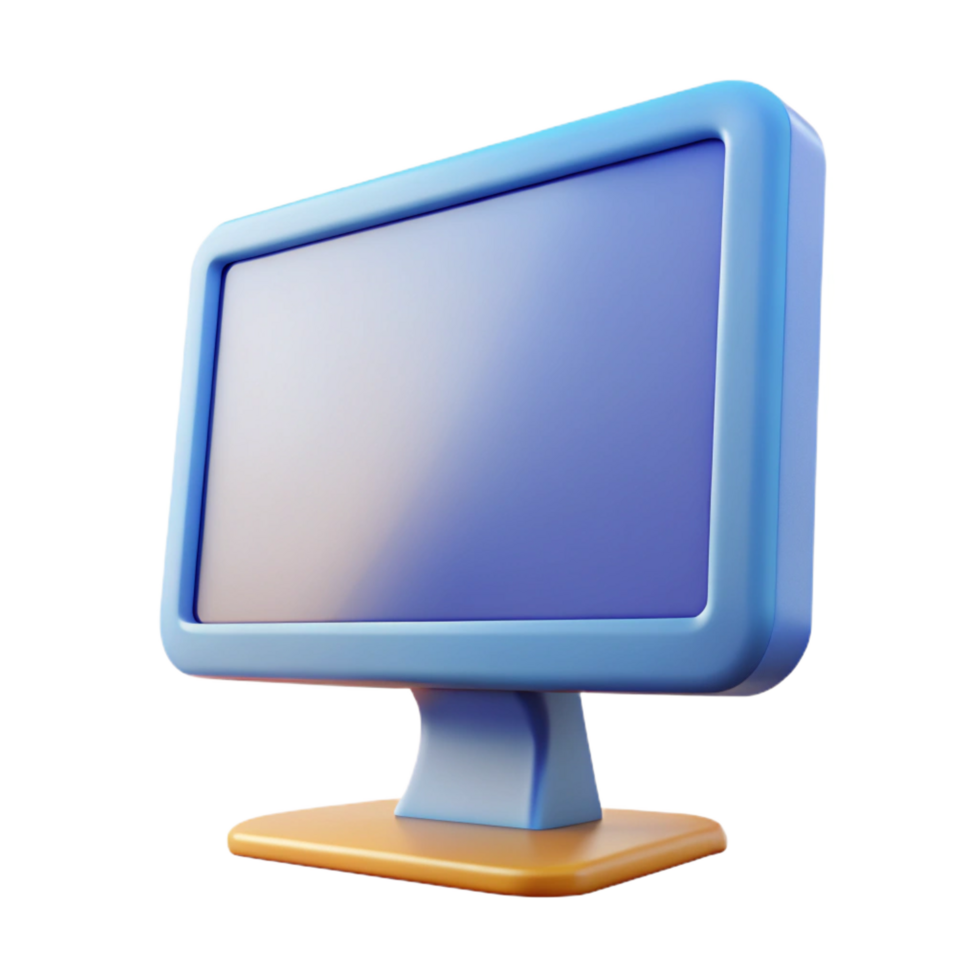 extraordinary modern Computer monitor, widescreen display professional png