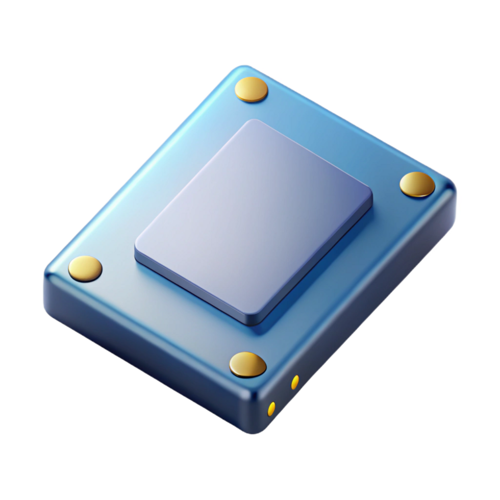 dramatic abstract SSD, solid-state drive premium png