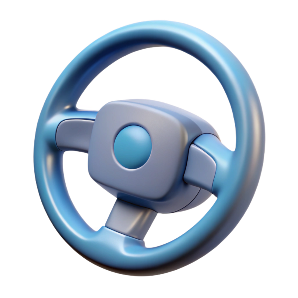 beautiful abstract Self-driving car steering wheel authentic png