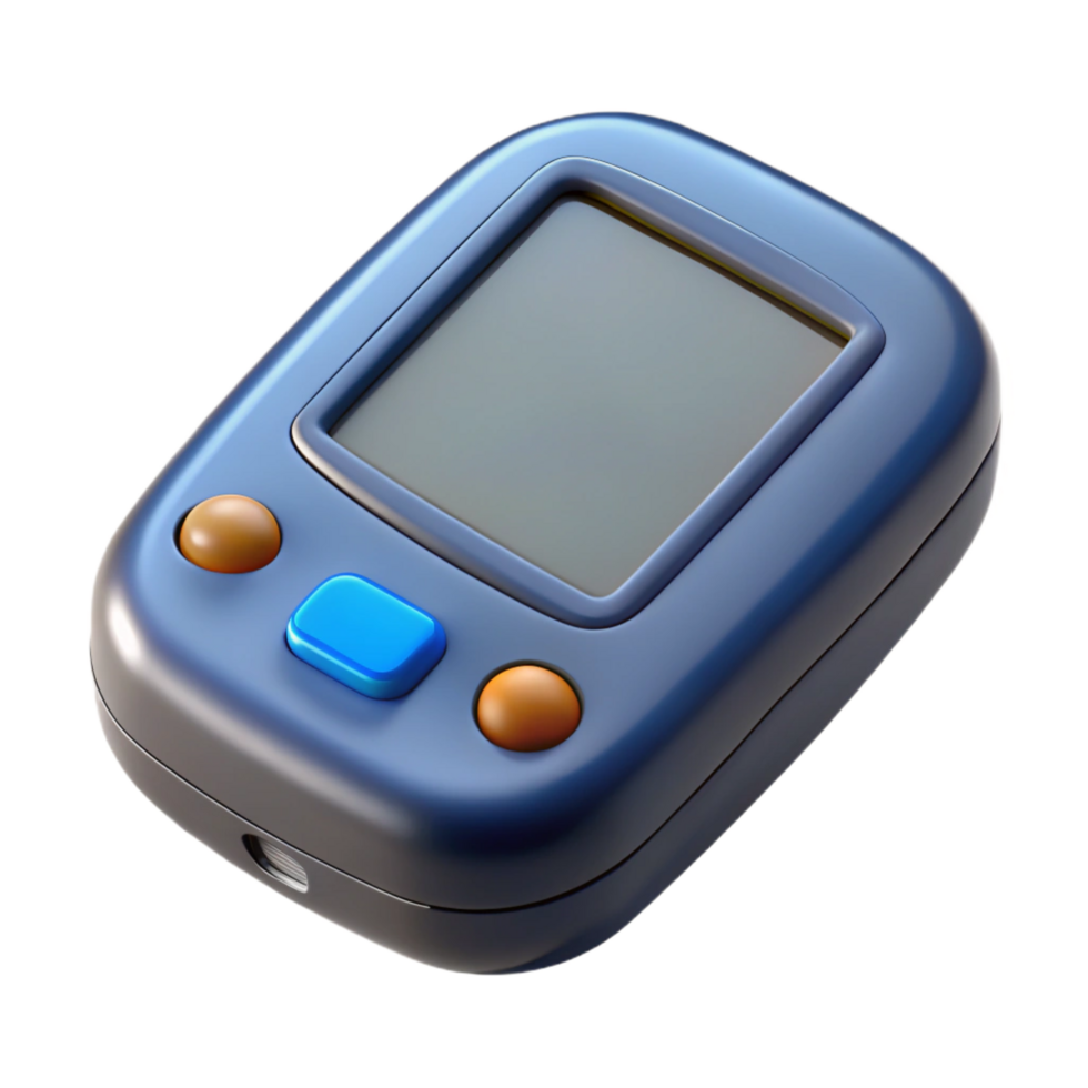 magnificent rustic Pager, old communication device high quality png