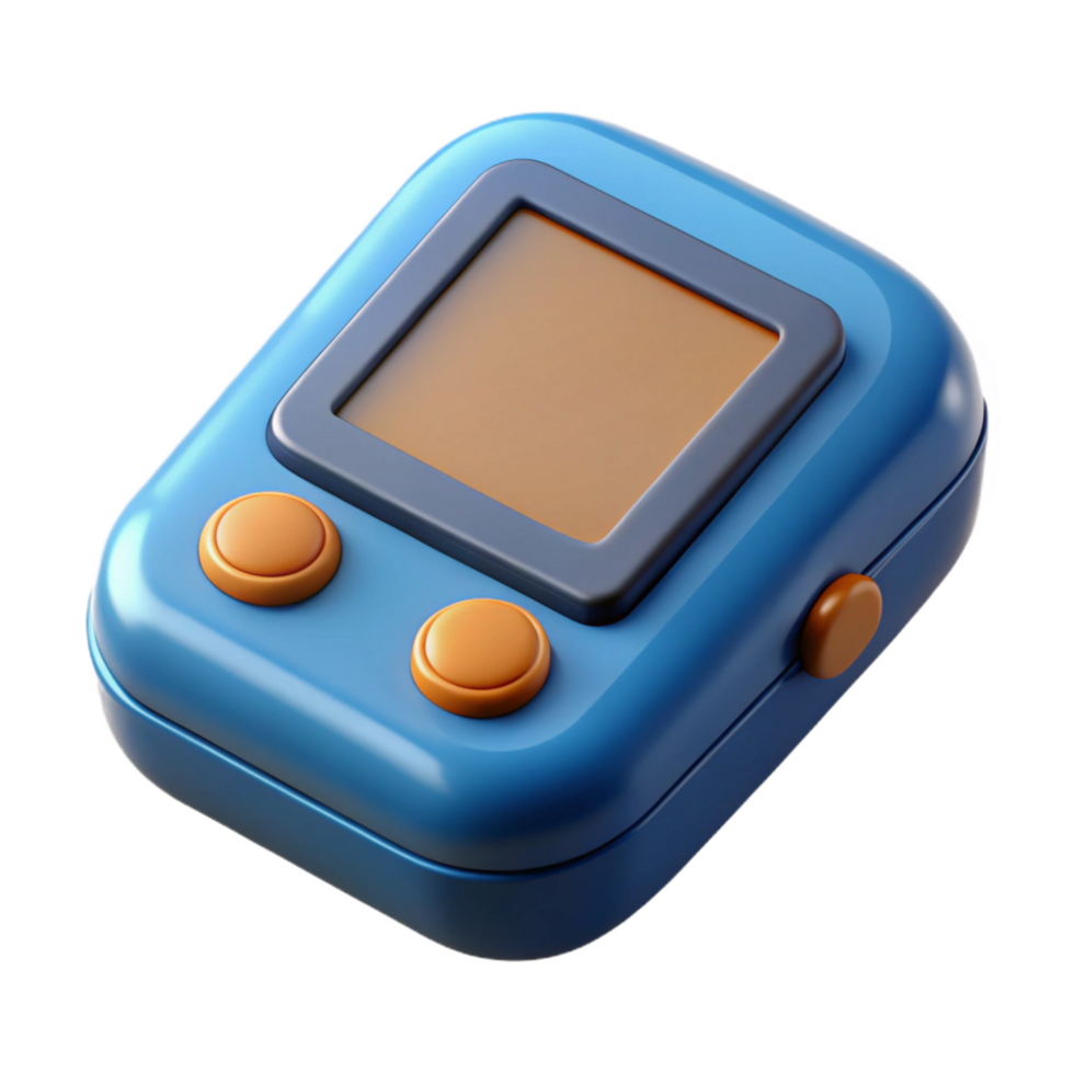 elegant artistic Pager, old communication device detailed png