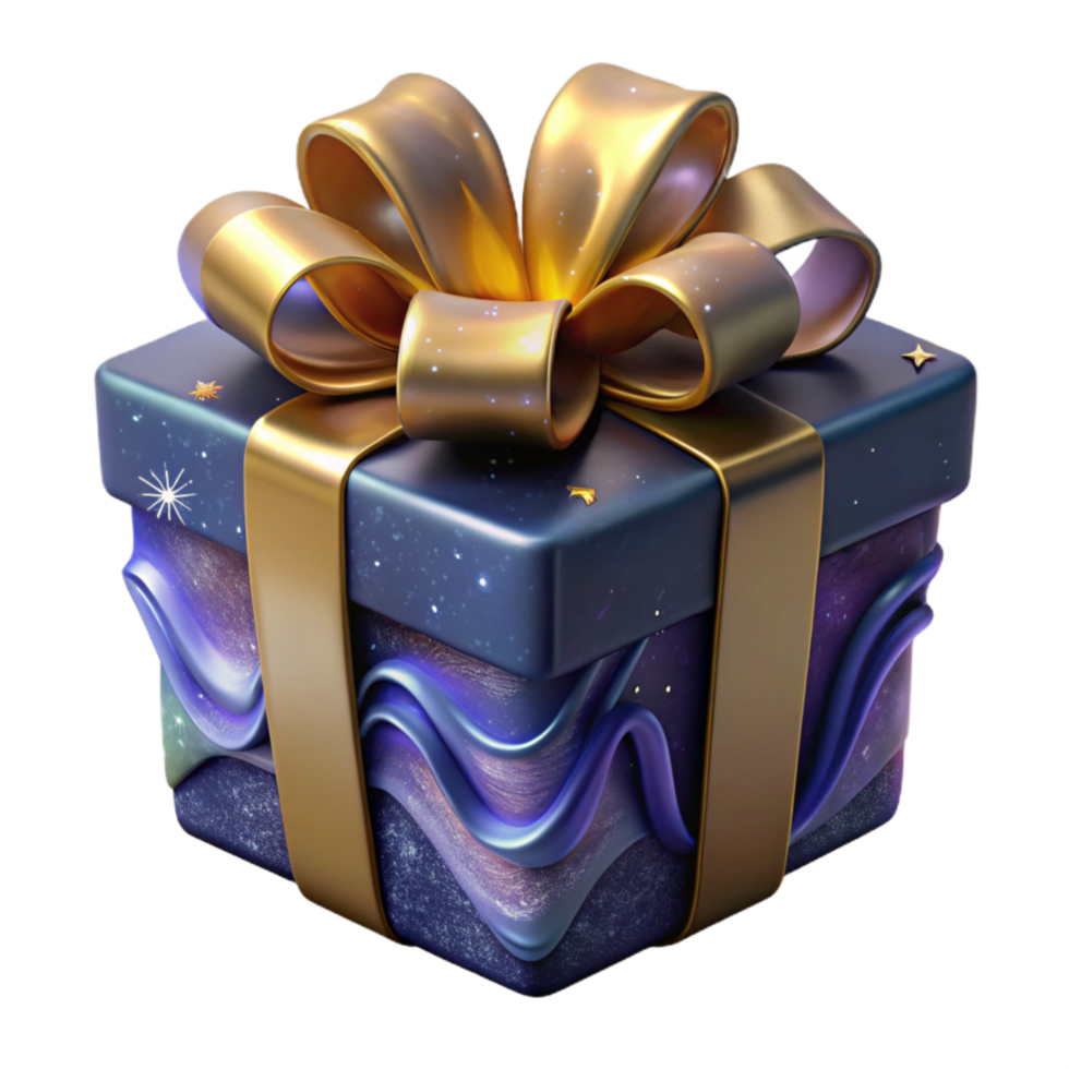 extraordinary creative Surprise Gift Box with Bow Transparent Background authentic png