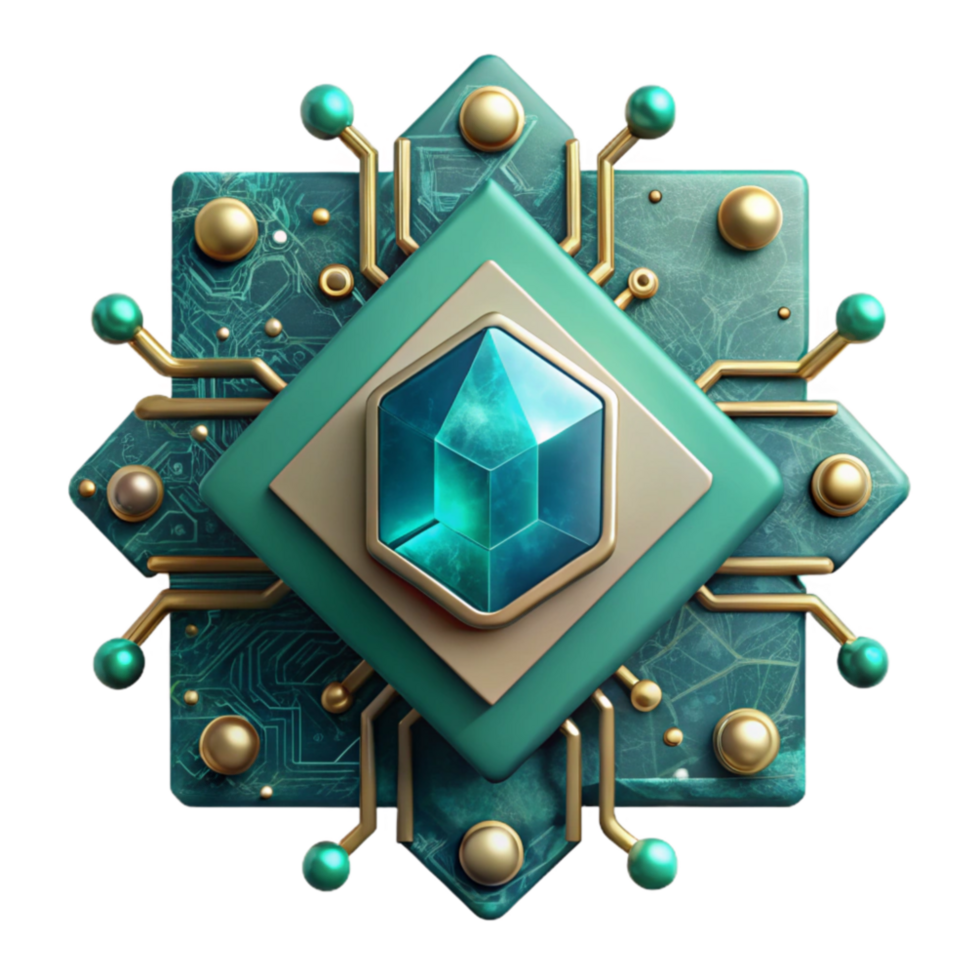 beautiful rustic Teal Abstract Circuit Board Technological Progress Cutout original png