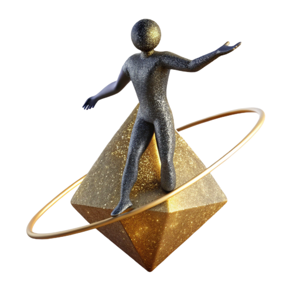 wonderful classic Tightrope Walker Balancing Act Silhouette Cutout professional png