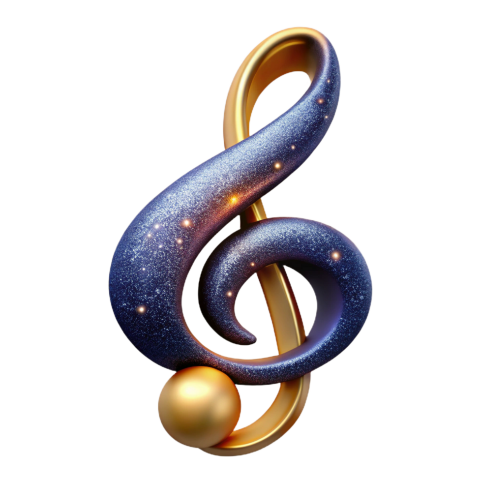 magnificent contemporary Treble Clef Symbol Transparent Background png