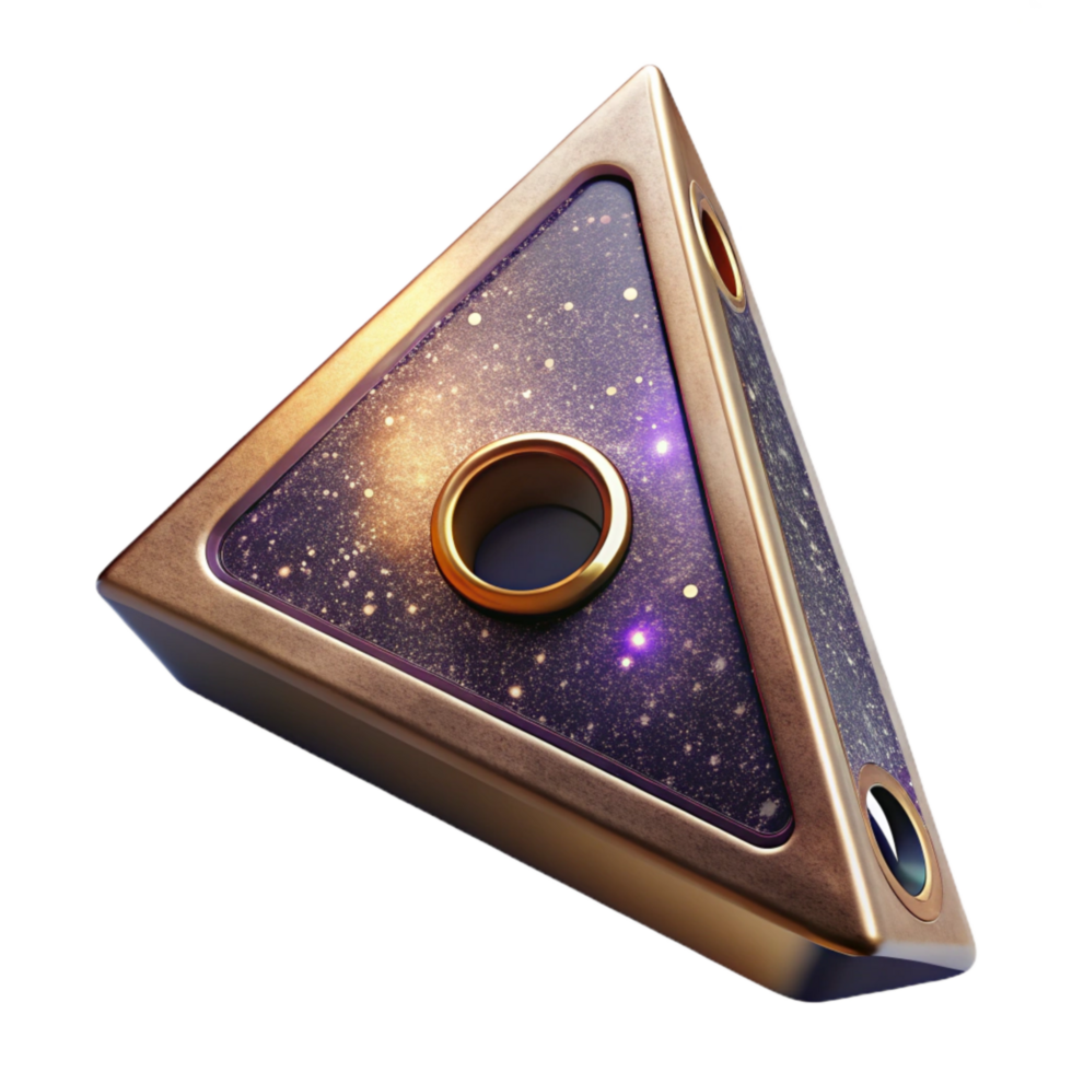 serene traditional Triangle Instrument Side Angle Cutout high resolution png
