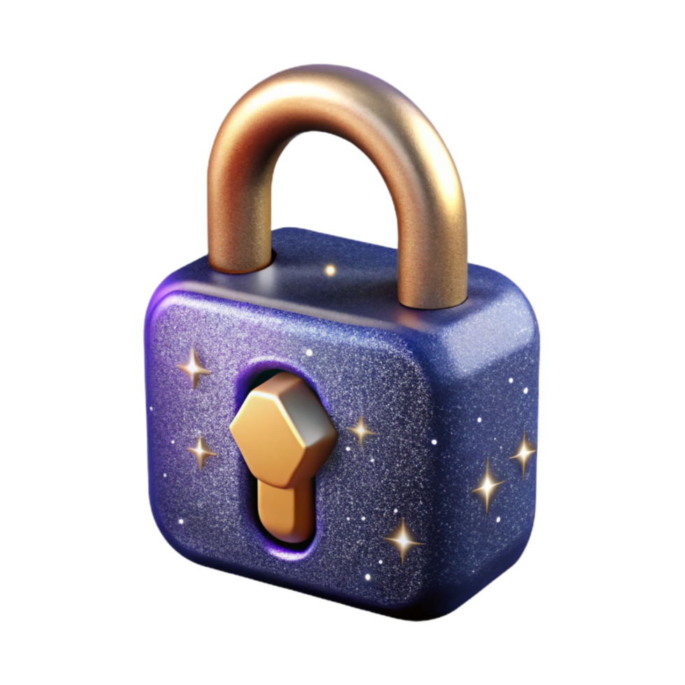 stunning classic Unlock Icon Isolated with Open Padlock professional png