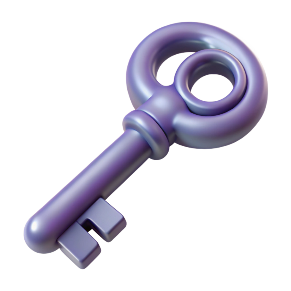 stunning artistic Skeleton key, intricate design, detailed png