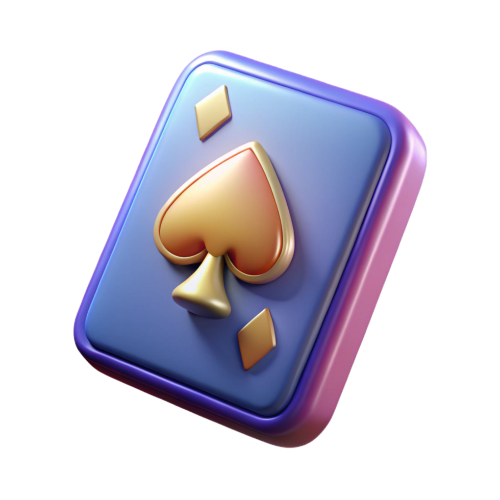 dramatic minimalist Single playing card, fantasy art, detailed png