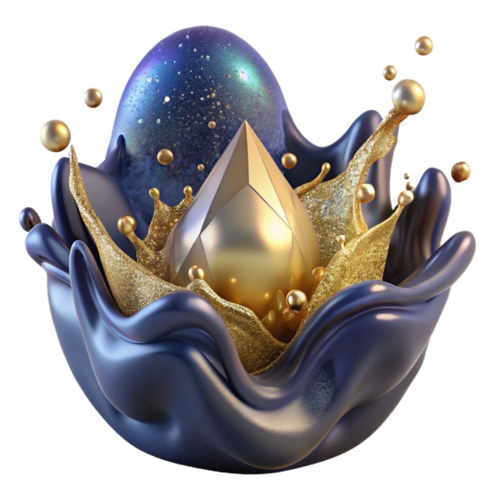 vibrant abstract Water Splash Close Up Front View Transparent Background authentic png