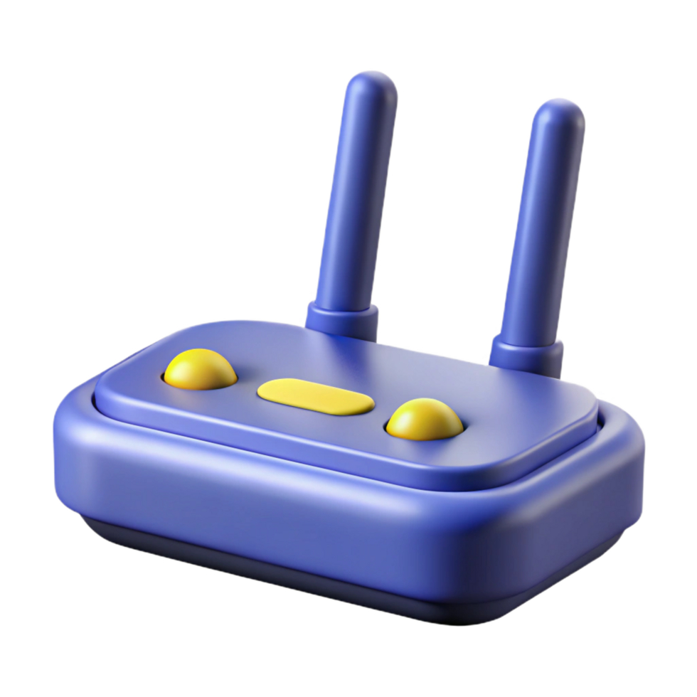 stunning abstract Wireless router with antennas professional png