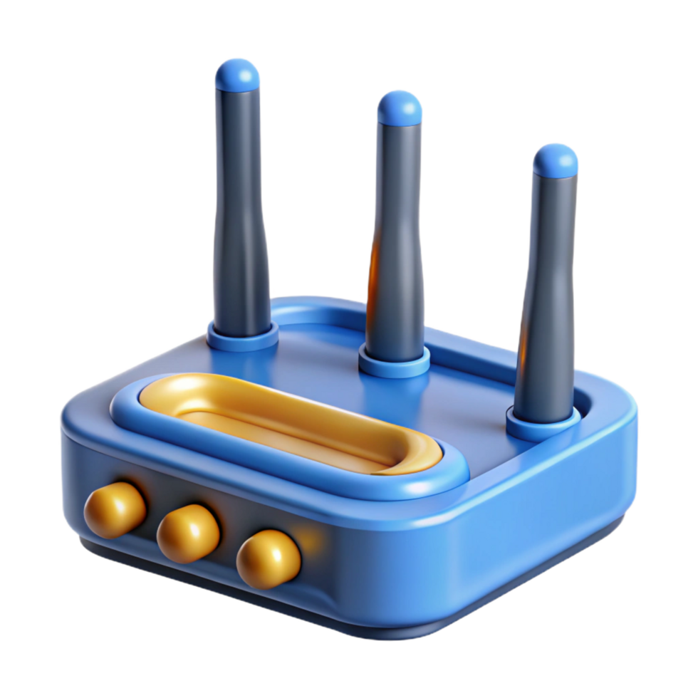 extraordinary minimalist Wireless router with antennas high quality png