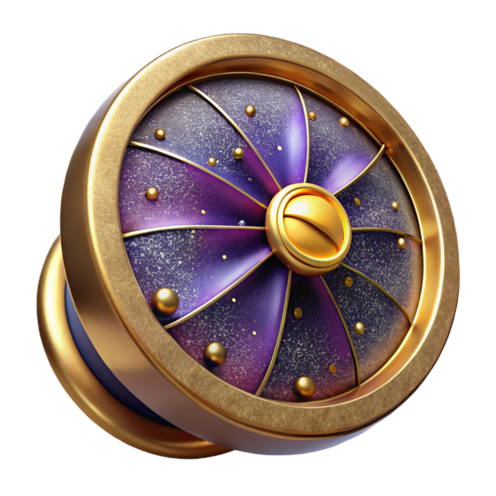 vibrant classic Wheel of Fortune Spinning Close Up Isolated authentic png