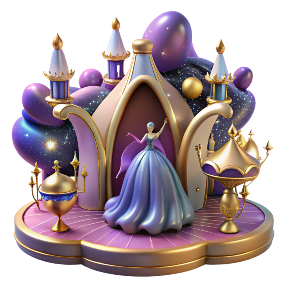 magnificent rustic Whimsical Waltz Ensemble Cutout with Soft Focus Lighting authentic png