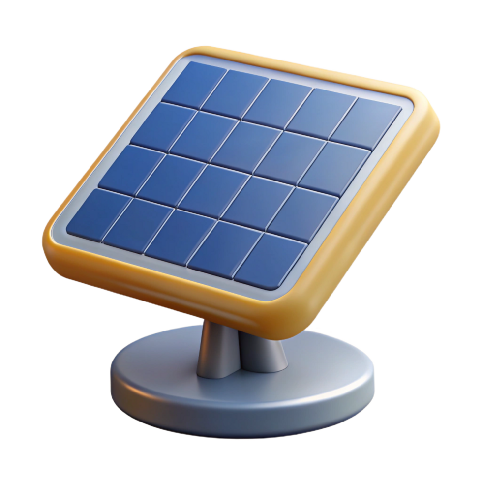 extraordinary creative Solar panel absorbing sunlight detailed png