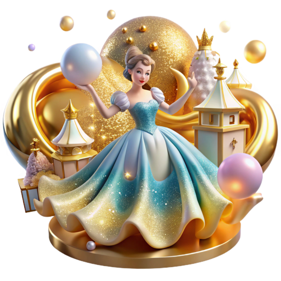 dramatic creative Whimsical Waltz Isolated with Soft Focus png