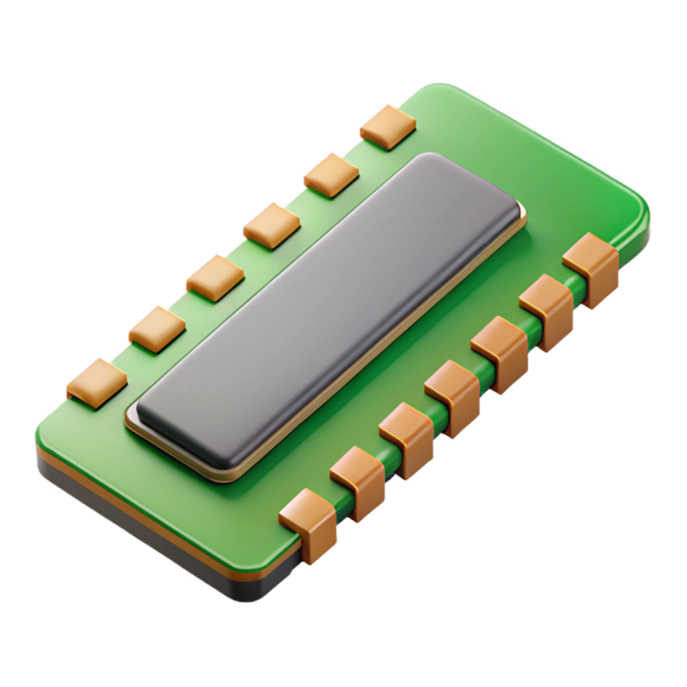 impressive contemporary RAM module for computer memory 4K png