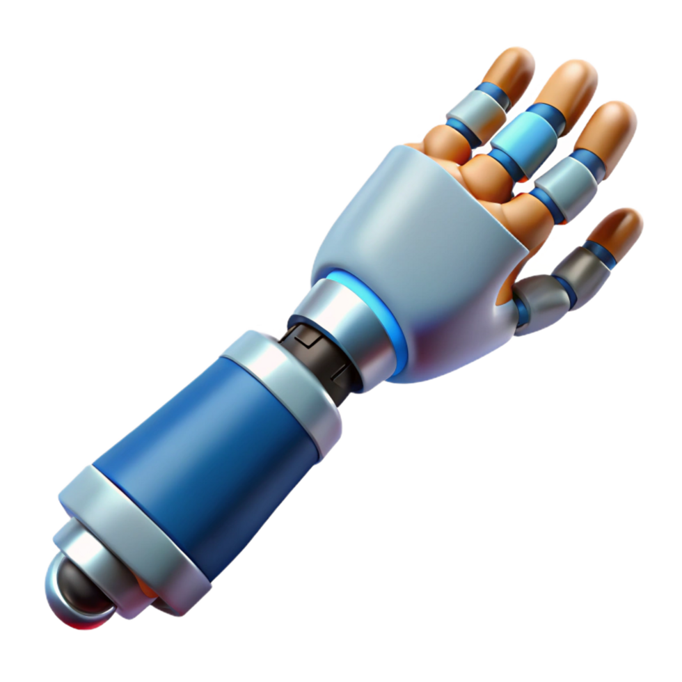 impressive classic Prosthetic arm with advanced functionality original png