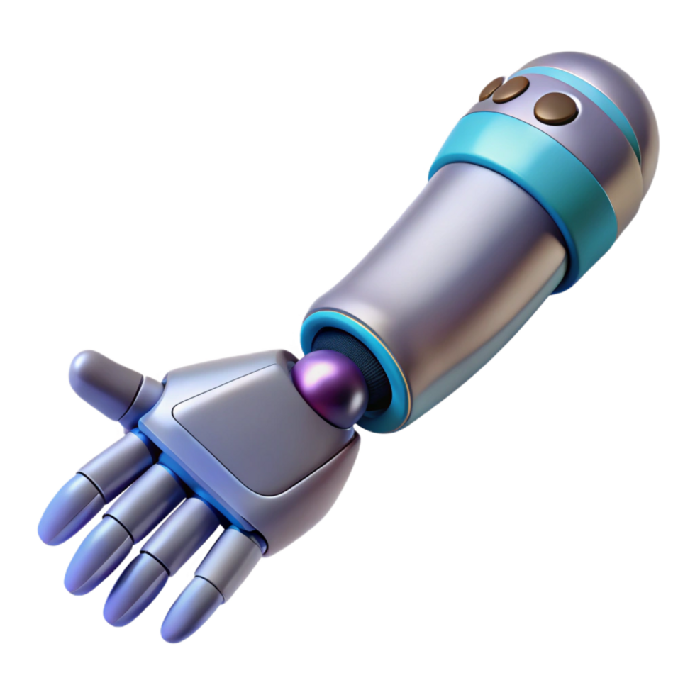 magnificent vintage Prosthetic arm with advanced functionality authentic png