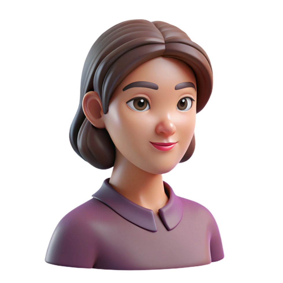 extraordinary minimalist Portrait of a woman in profile, premium png