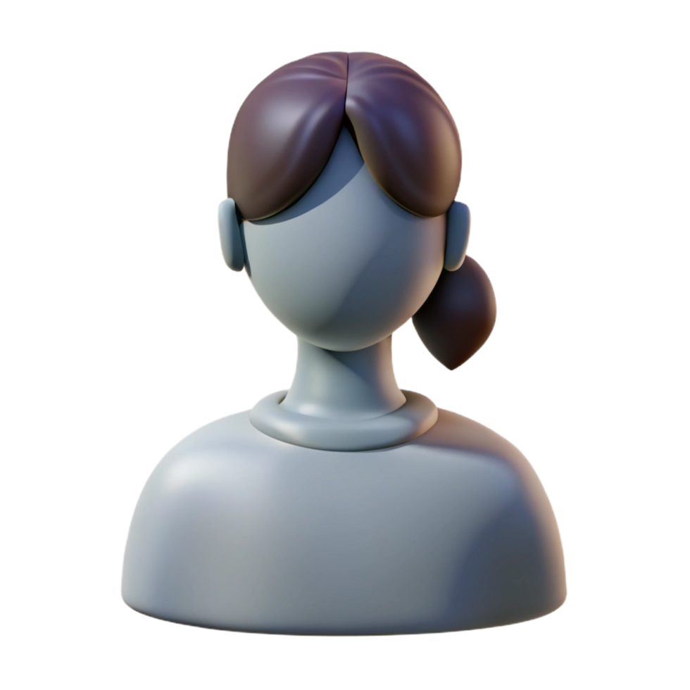 magnificent contemporary Silhouette of a woman, 4K png