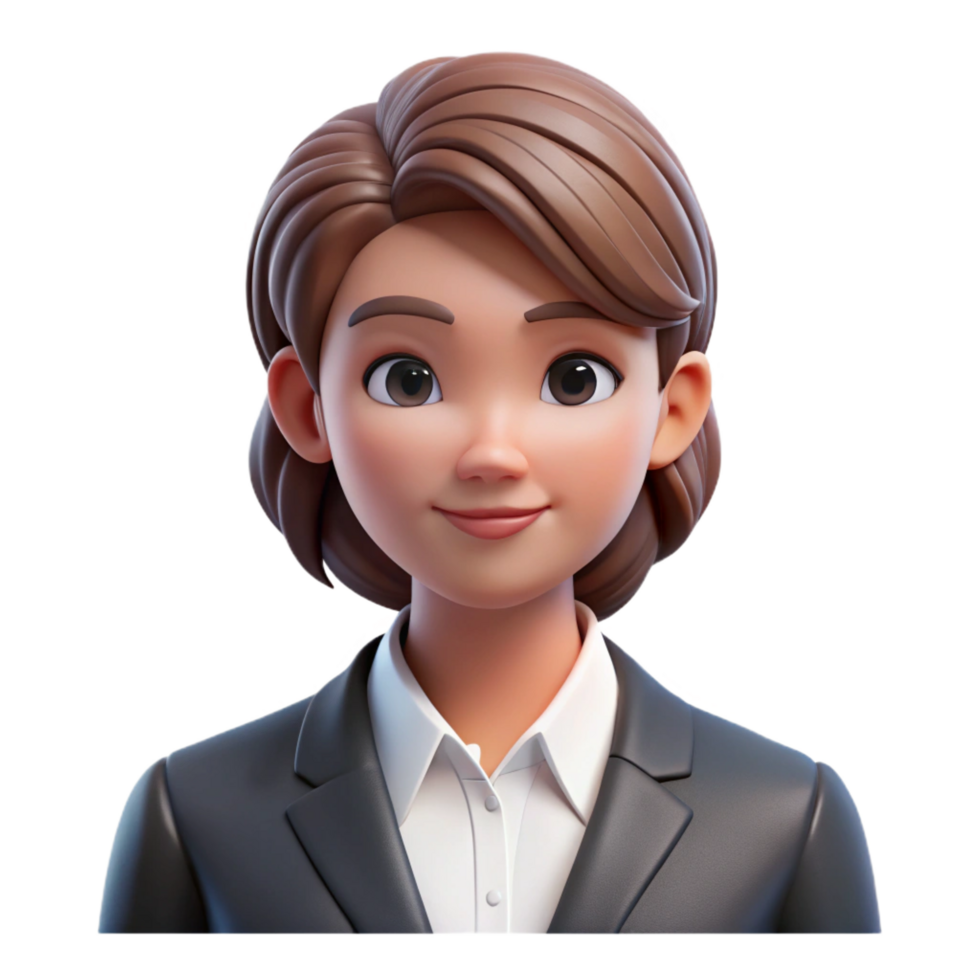 dramatic minimalist Head and shoulders portrait of a businesswoman, professional png