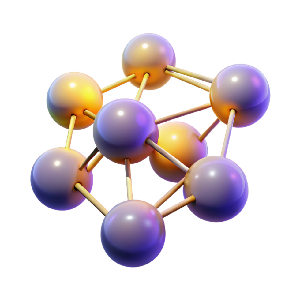 extraordinary artistic A cluster of interconnected, glowing orbs, exclusive png