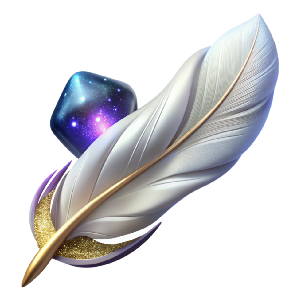 wonderful contemporary White Feather Floating Upwards Cutout exclusive png