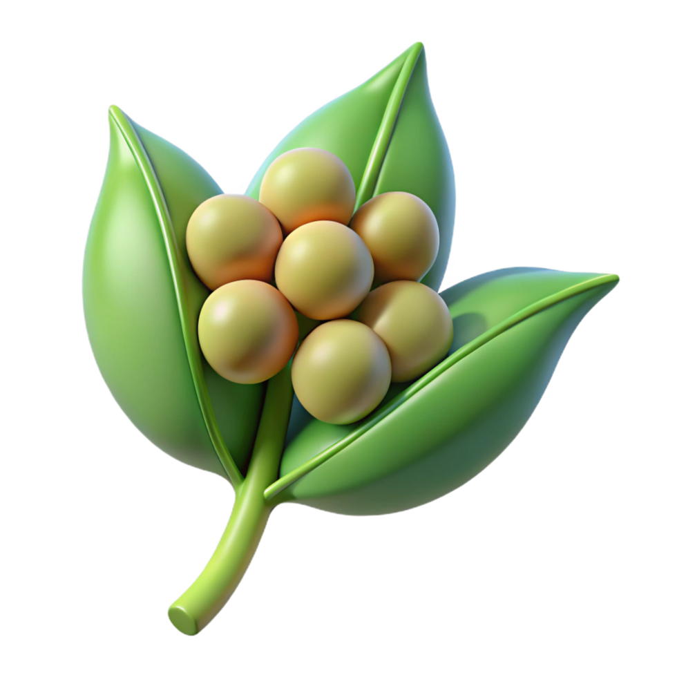 impressive classic A single, stylized seed pod with abstract seeds, authentic png