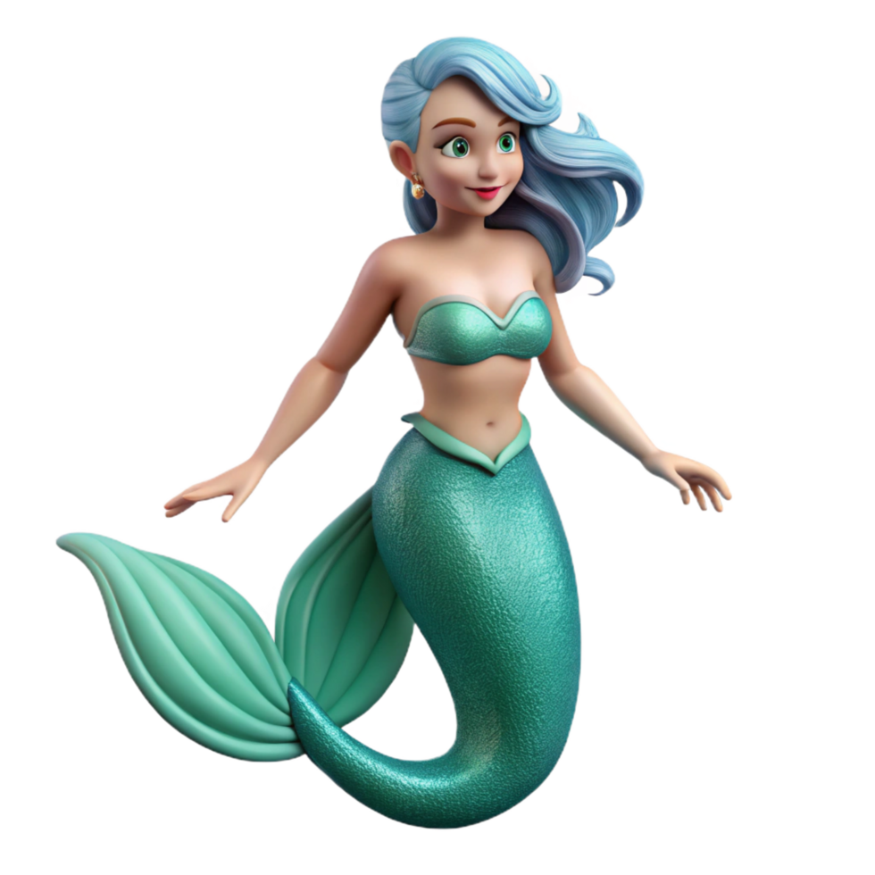 elegant creative Siren, enchanting mermaid, alluring voice professional png