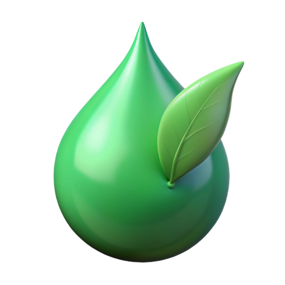impressive contemporary Single dewdrop on a green leaf original png