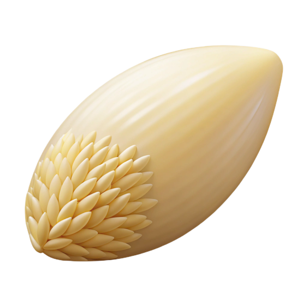 elegant abstract Single grain of rice professional png