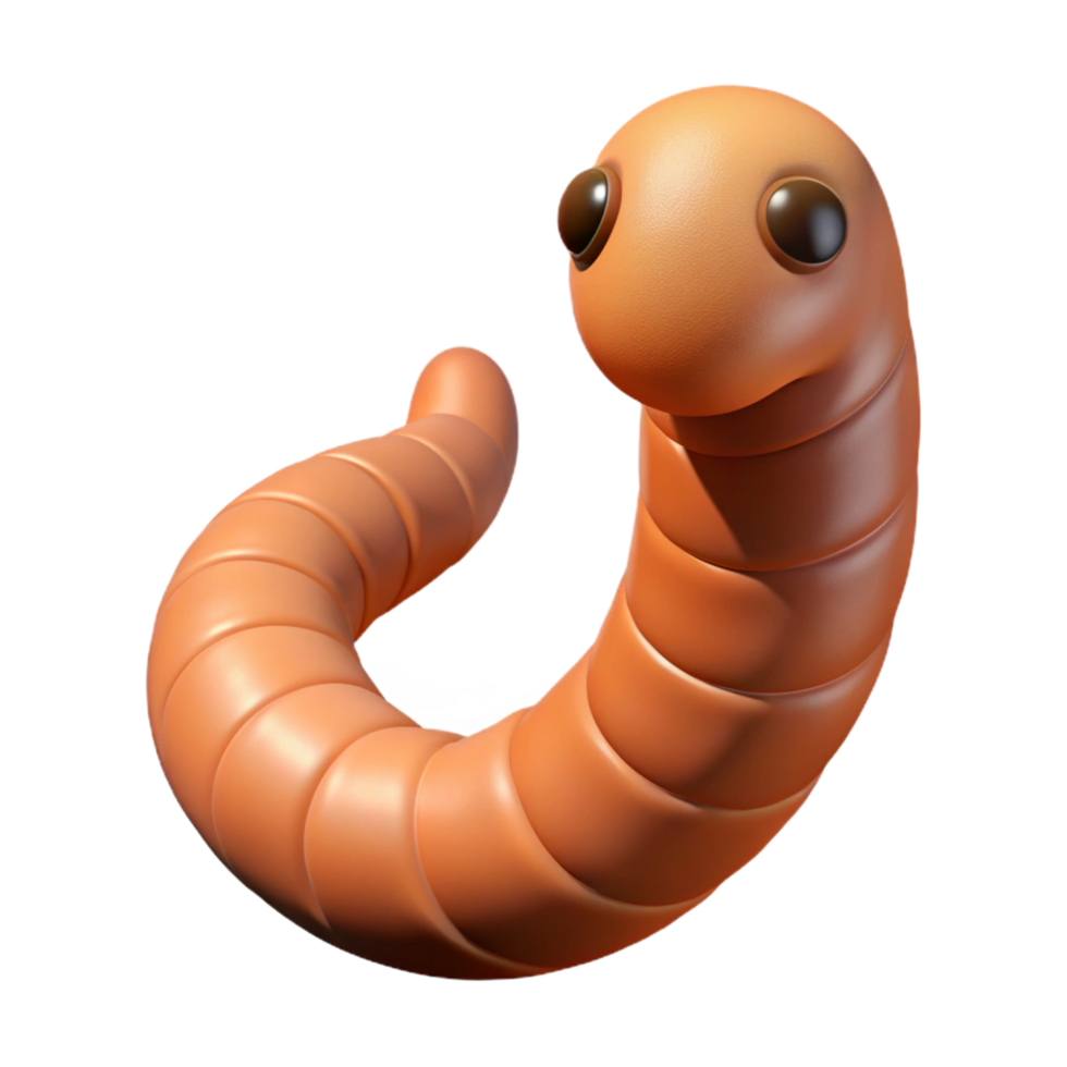 dramatic creative Earthworm authentic png