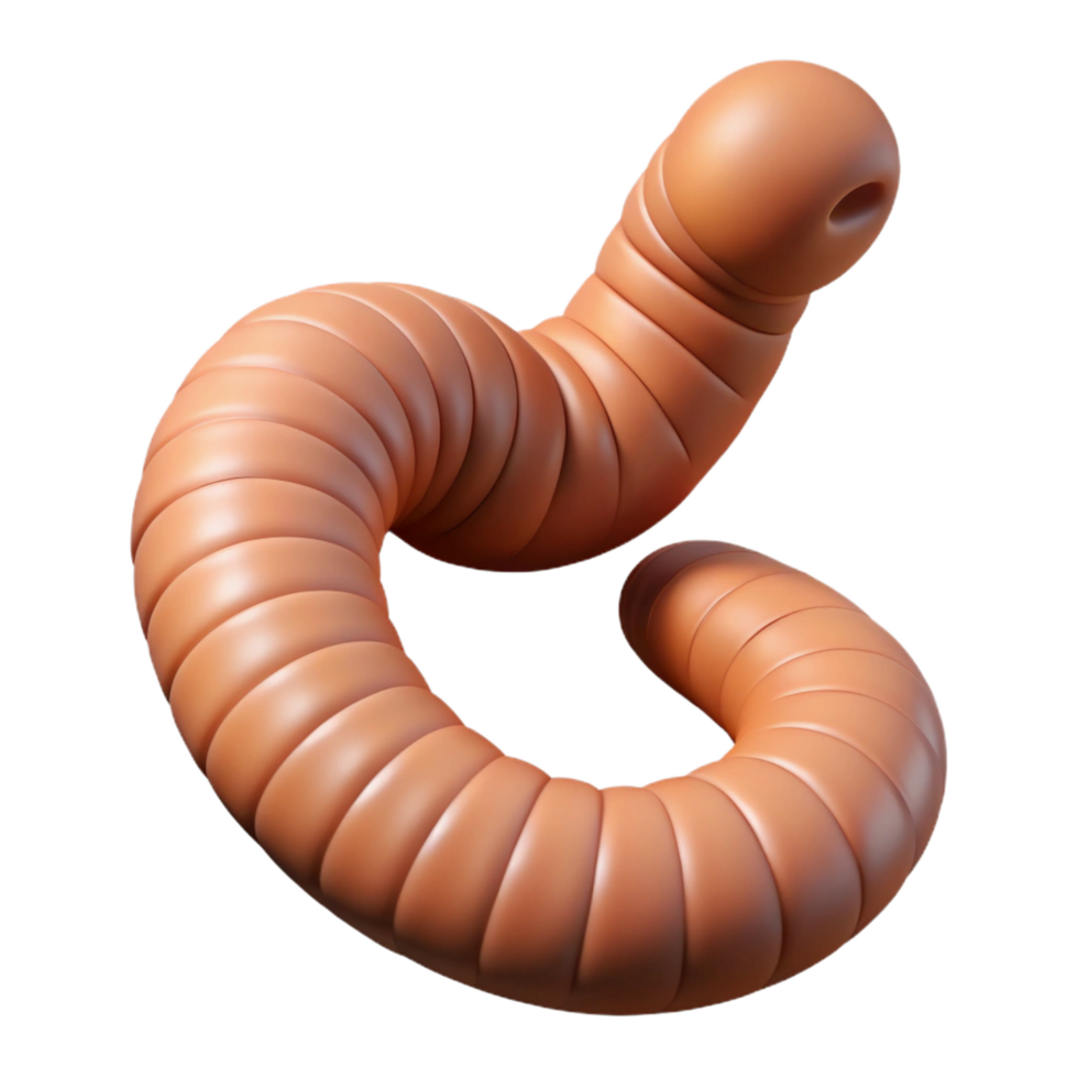 beautiful creative Earthworm authentic png