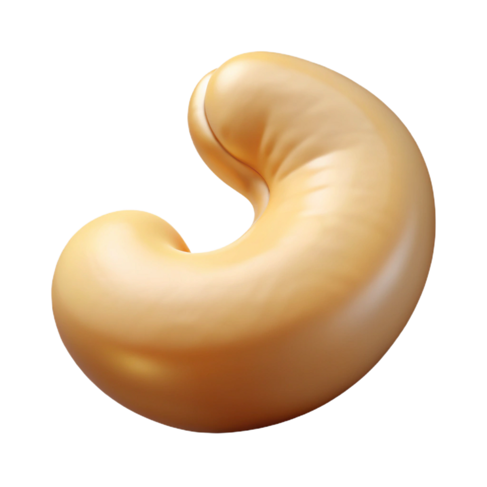 vibrant vintage Cashew nut detailed png