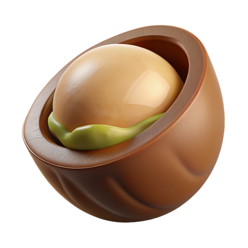 impressive creative Macadamia nut in shell genuine png