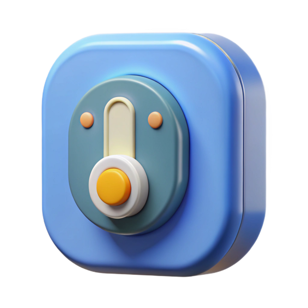 magnificent vintage Smart thermostat, temperature control professional png
