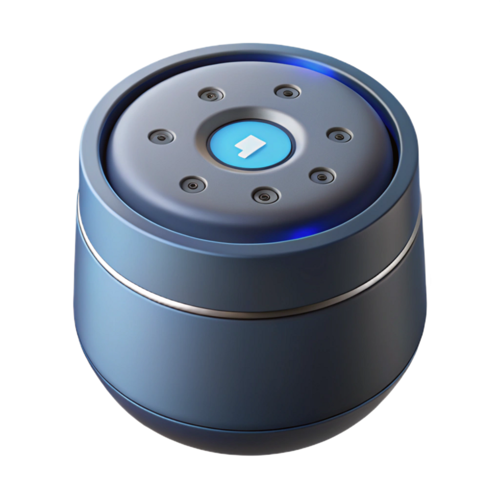elegant traditional Smart home hub, voice assistant device professional png