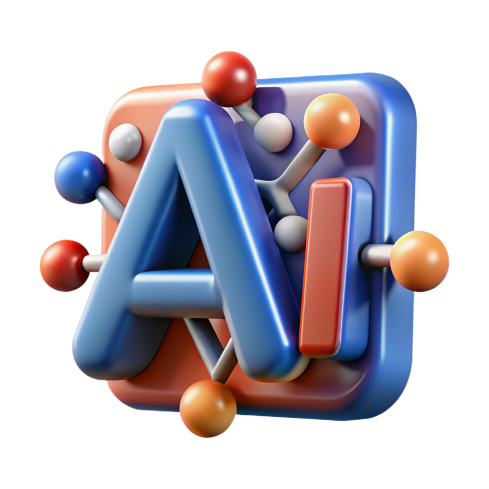 elegant rustic Artificial intelligence, AI, neural network authentic png