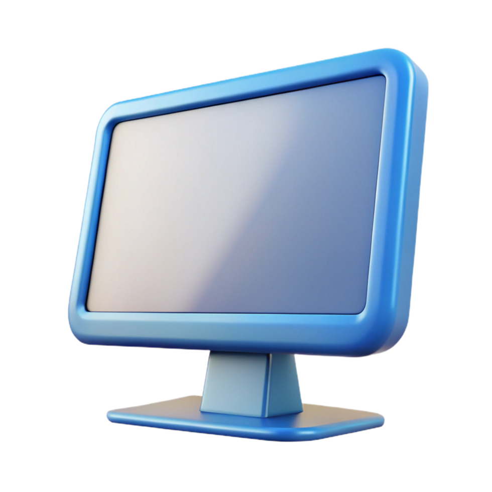 magnificent creative Computer monitor, wide screen high quality png